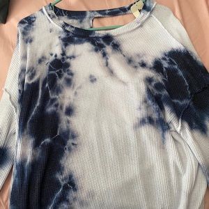 Tie dye long sleeve shirt